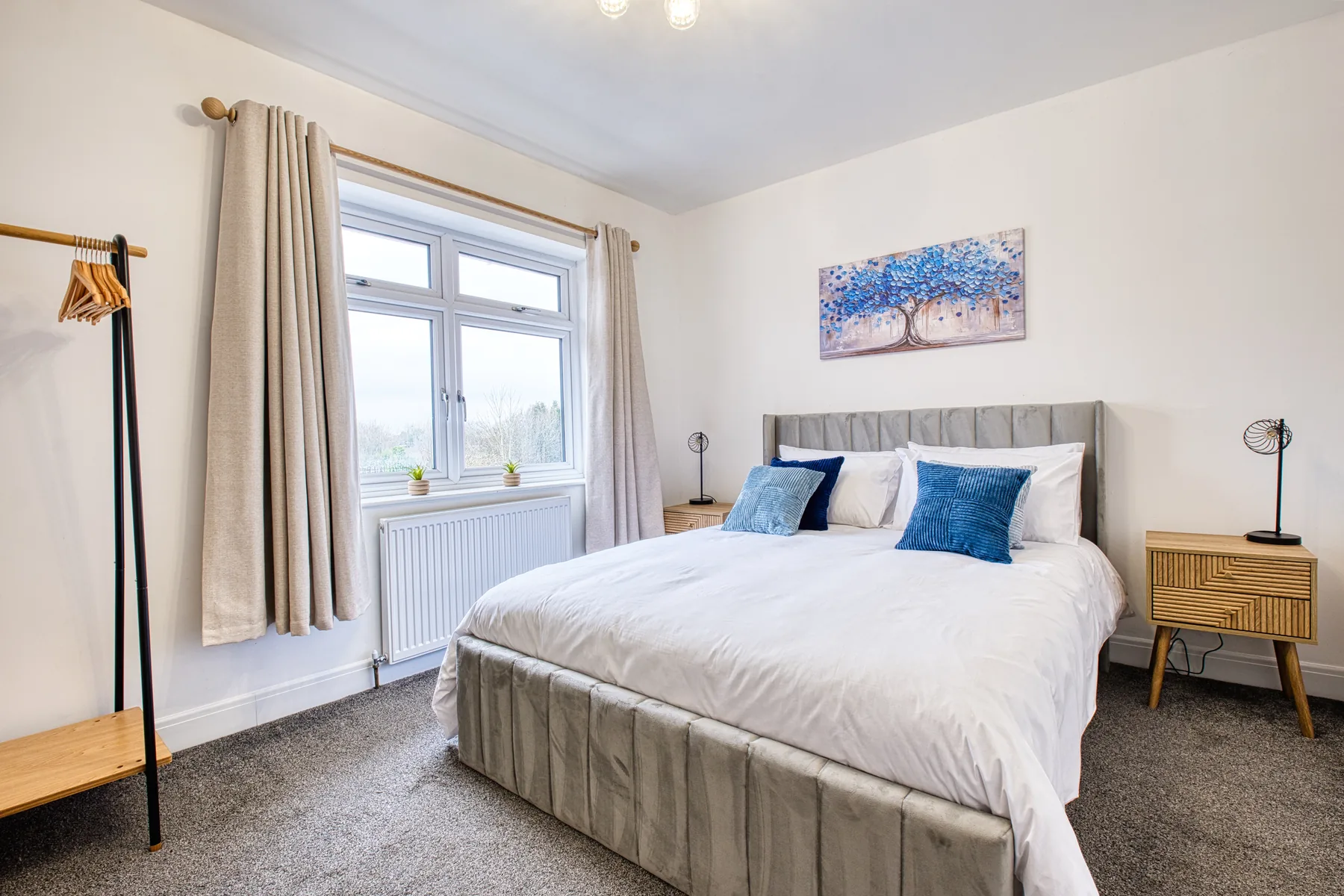 Comfortable main bedroom